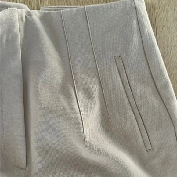 Zara high waisted women Tan Pants Sz L NWT - Picture 5 of 5